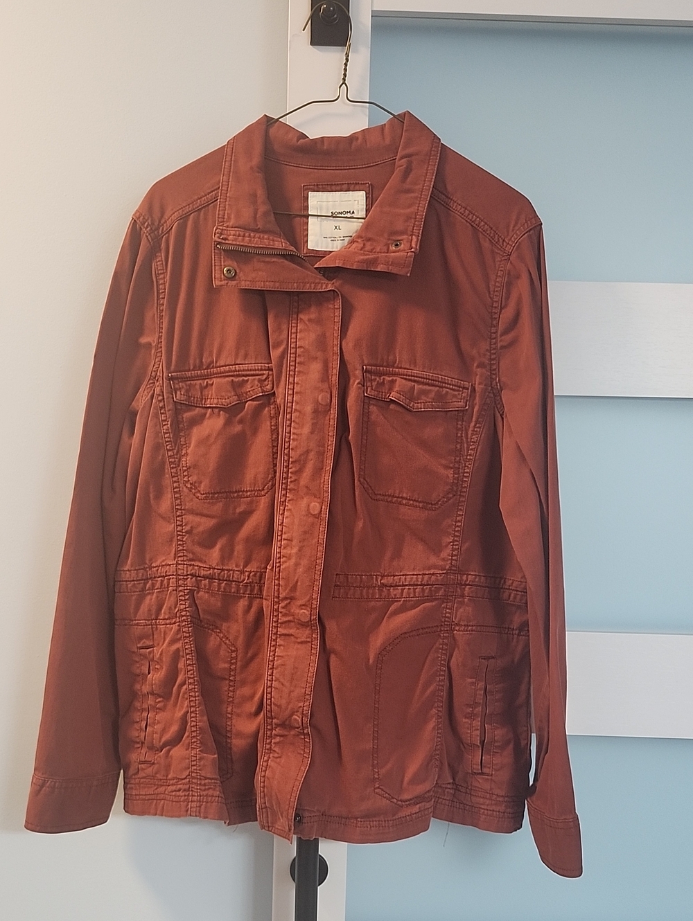 Sonoma Rust Utility Jacket with Front Pockets